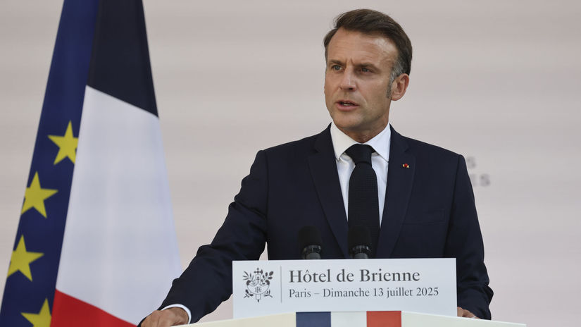 Francuzsko uzna palestinsky stat oznamil Macron