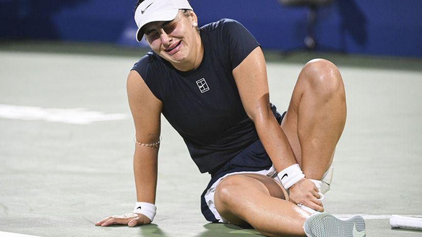 Hrozive chvile v Montreale Smoliarka medzi tenistkami