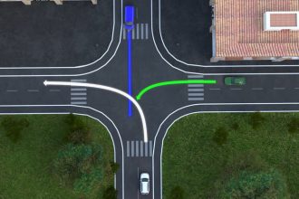 Odbocujete z hlavnej dolava Pozor nemate automaticku prednost