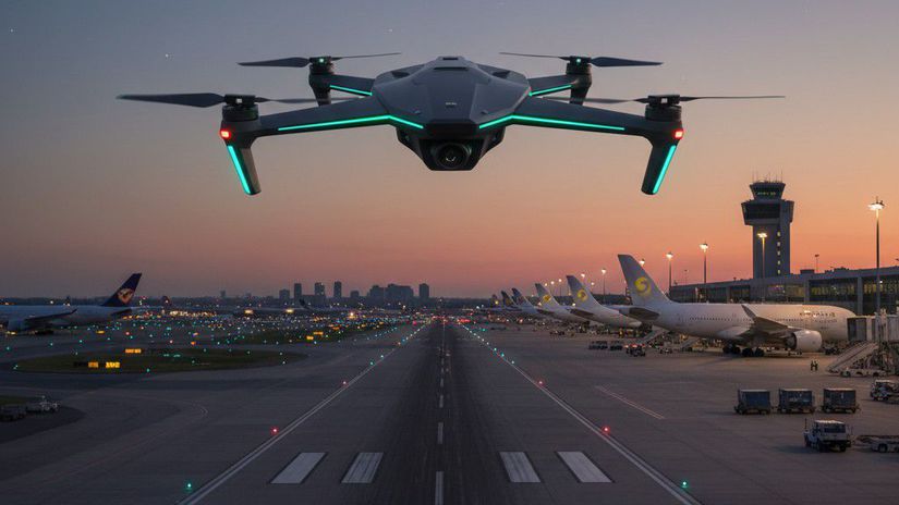 Dansko v pohotovosti Nezname drony nad styrmi letiskami