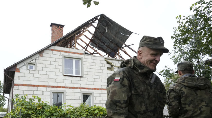 Dom v obci Wyryki neznicila ruska dron ale polska raketa Palila F 16 chyba systemu zabranila katastrofe