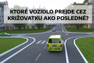 Dve auta mozu ist naraz jedno caka