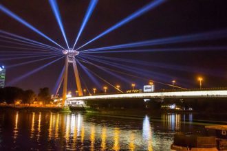 Biela noc rozziarila Bratislavu Festival svetla a umenia