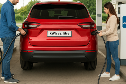 Kolko litrov paliva sa zmesti do baterie elektromobilu