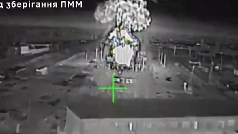 VIDEO Peklo na okupovanom uzemi Ukrajinske sily vyhodili ruske zasoby paliva do vzduchu