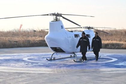 Cinsky vrtulnikovy dron Boying T1400 uspesne debutoval