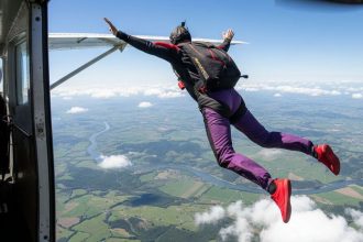 Drama na oblohe Parasutistovi sa zaplietol padak do chvosta lietadla