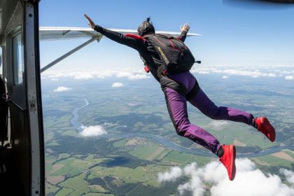 Drama na oblohe Parasutistovi sa zaplietol padak do chvosta lietadla
