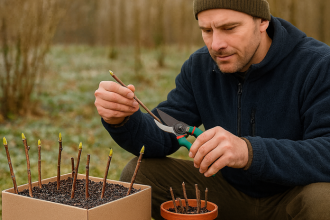 Mnozenie stromov a krov odrezkami Zimny postup