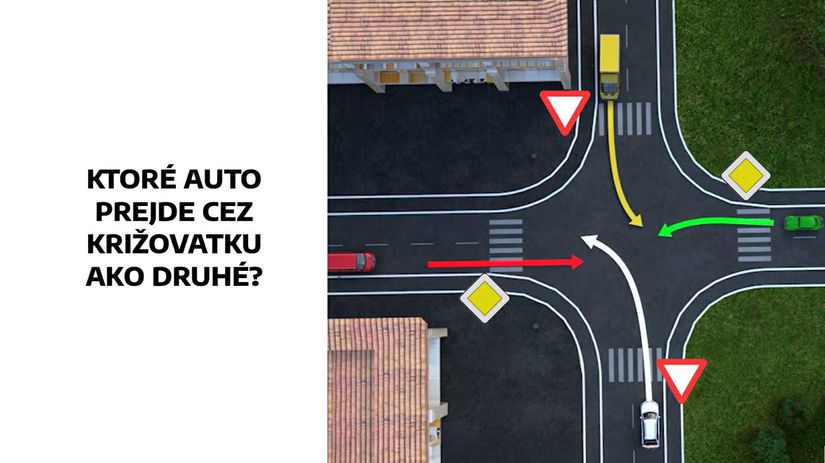 Pravidlo odbocovania vlavo rozhodlo Kto pojde druhy