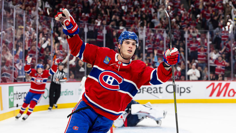 V spravny cas na spravnom mieste Slafkovsky strelil jubilejny gol v NHL vyrovnal Hossu a Gaborika