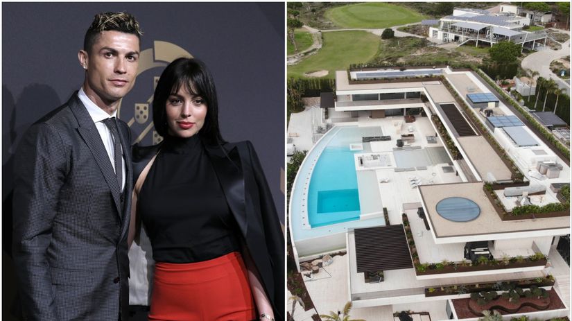 FOTO Golfove ihrisko mu zatrhli vsetko ostatne ma Giganticke sidlo Cristiana Ronalda za 30 milionov je hotove