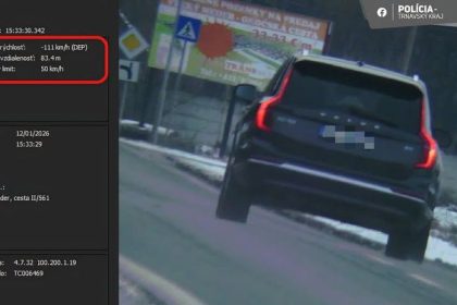 Magickych 111 km h v meste Skalicki policajti riesili rychle SUV