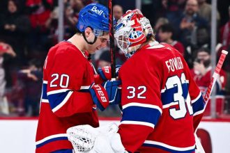 Sedem bodov v piatich zapasoch Slafkovsky pomohol porazit sampionov