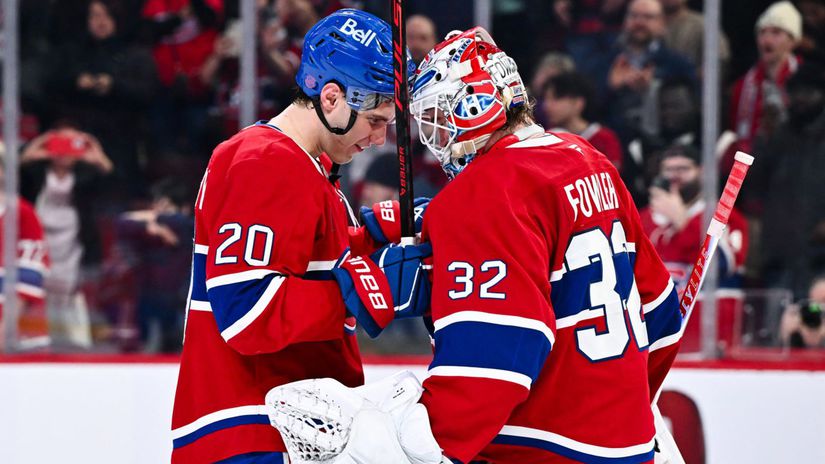 Sedem bodov v piatich zapasoch Slafkovsky pomohol porazit sampionov