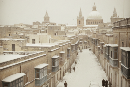 Zobudili sa do bieleho rana ale sneh to nebol tento europsky ostrov nezazil sneh uz od roku 1962