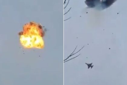 VIDEO Ukrajinska F 16 proti Shahidu unikatyzostrel ktory sa len zriedka podari zaznamenat na video