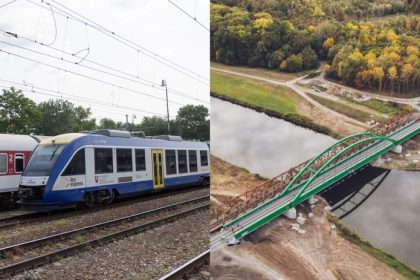 Vlaky do Ceska budu premavat po obnovenenych tratiach modernne kolaje za 200 milionov vsak zatial cestu nezrychlia