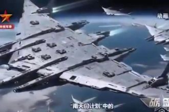 hviezdne vojny v rezii ciny peking predstavil 120 tisic tonovu vesmirnu lietadlovu lod podla odbornikov ide len o propagandu na zastraenie zapadu