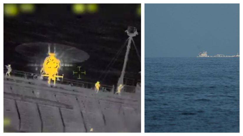 Nie kazdy je u nas vtany Svedi vtrhli na palubu obrieho ruskeho tankera premier zverejnil video z dramatickeho zasahu