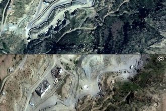 Pred a po naletoch satelitne snimky odhaluju co ostalo z iranskych vojenskych zariadeni