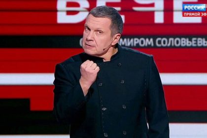 Musi horie Putinov propagandista ziada o uderu na Europu z Petrohradu